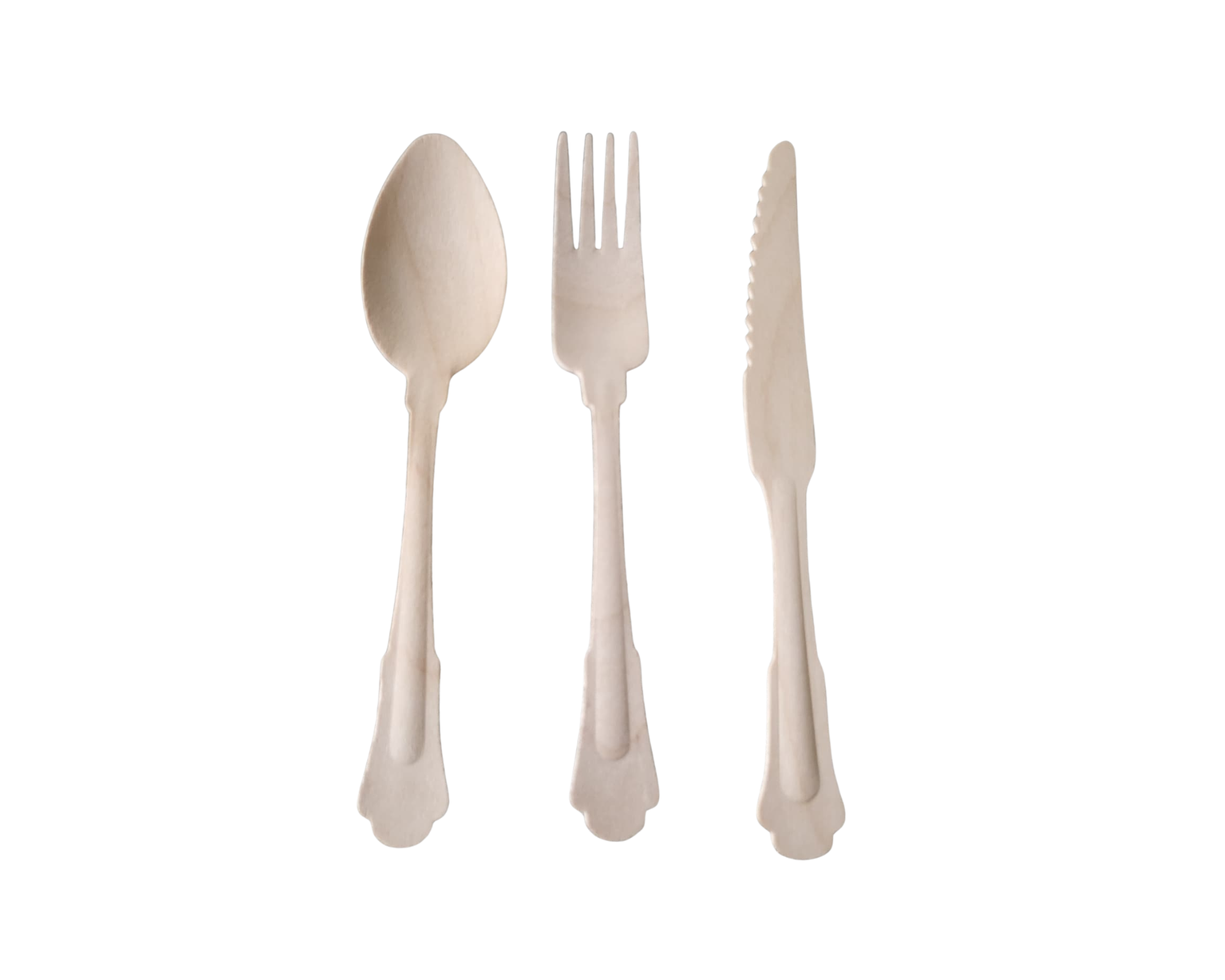Large Wooden Cutlery Set - Coming Soon