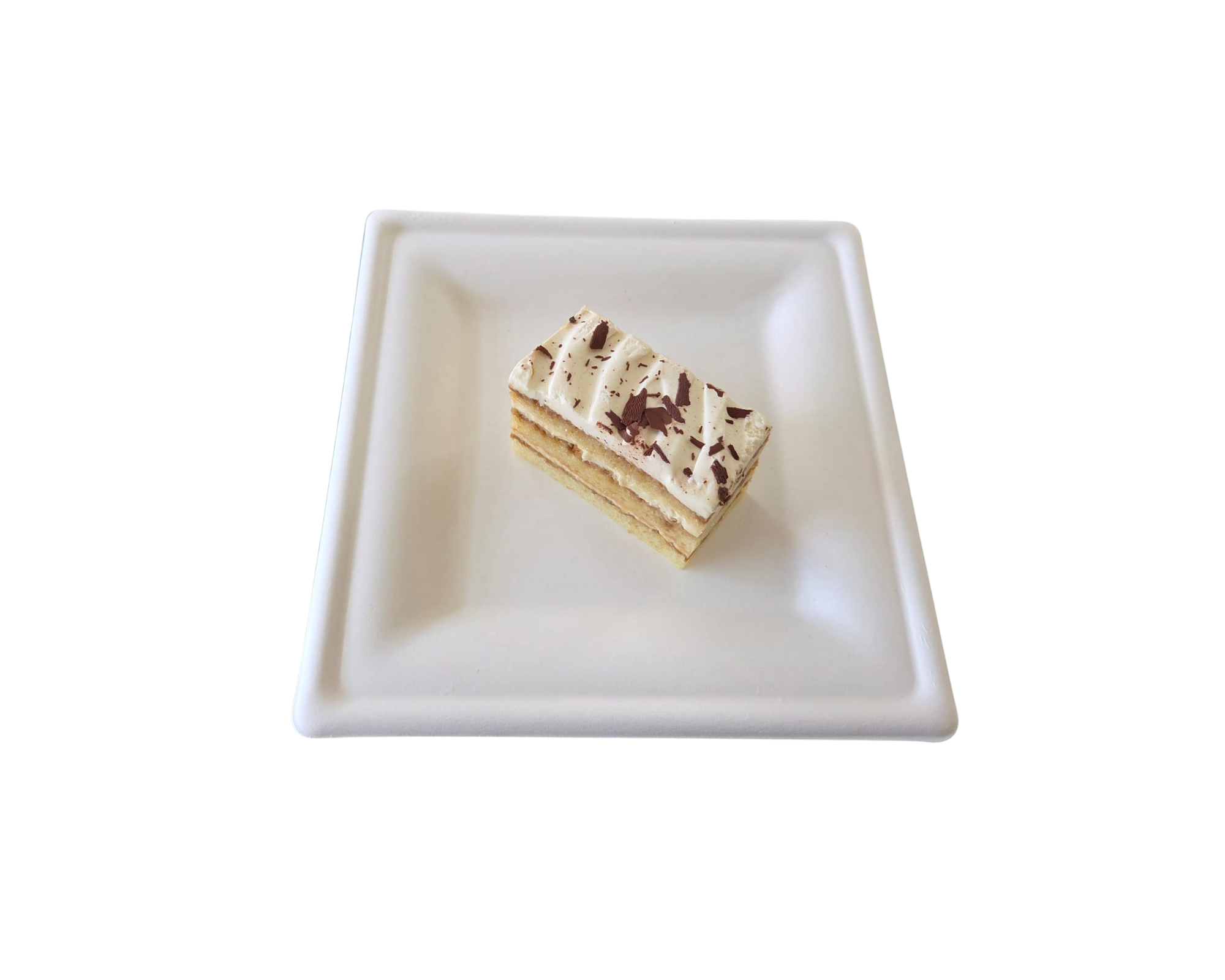 Square Sugarcane Fiber Plates - Coming Soon