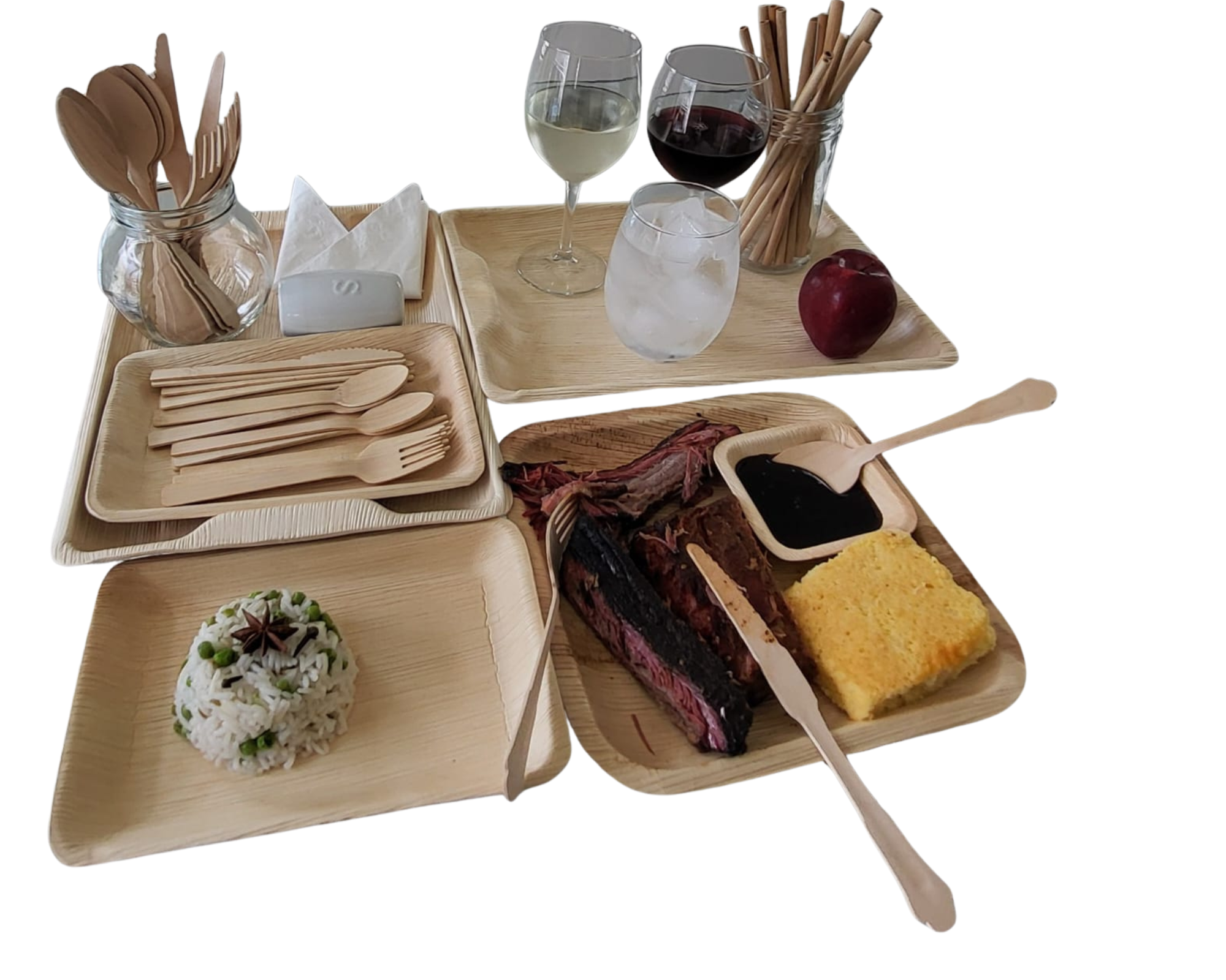 Square Palm Leaf Plates - Coming Soon