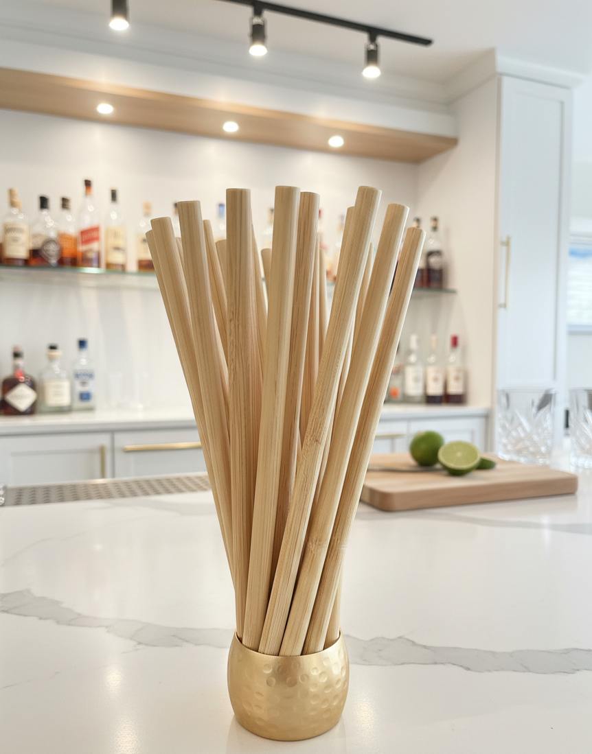Natural Bamboo Straws