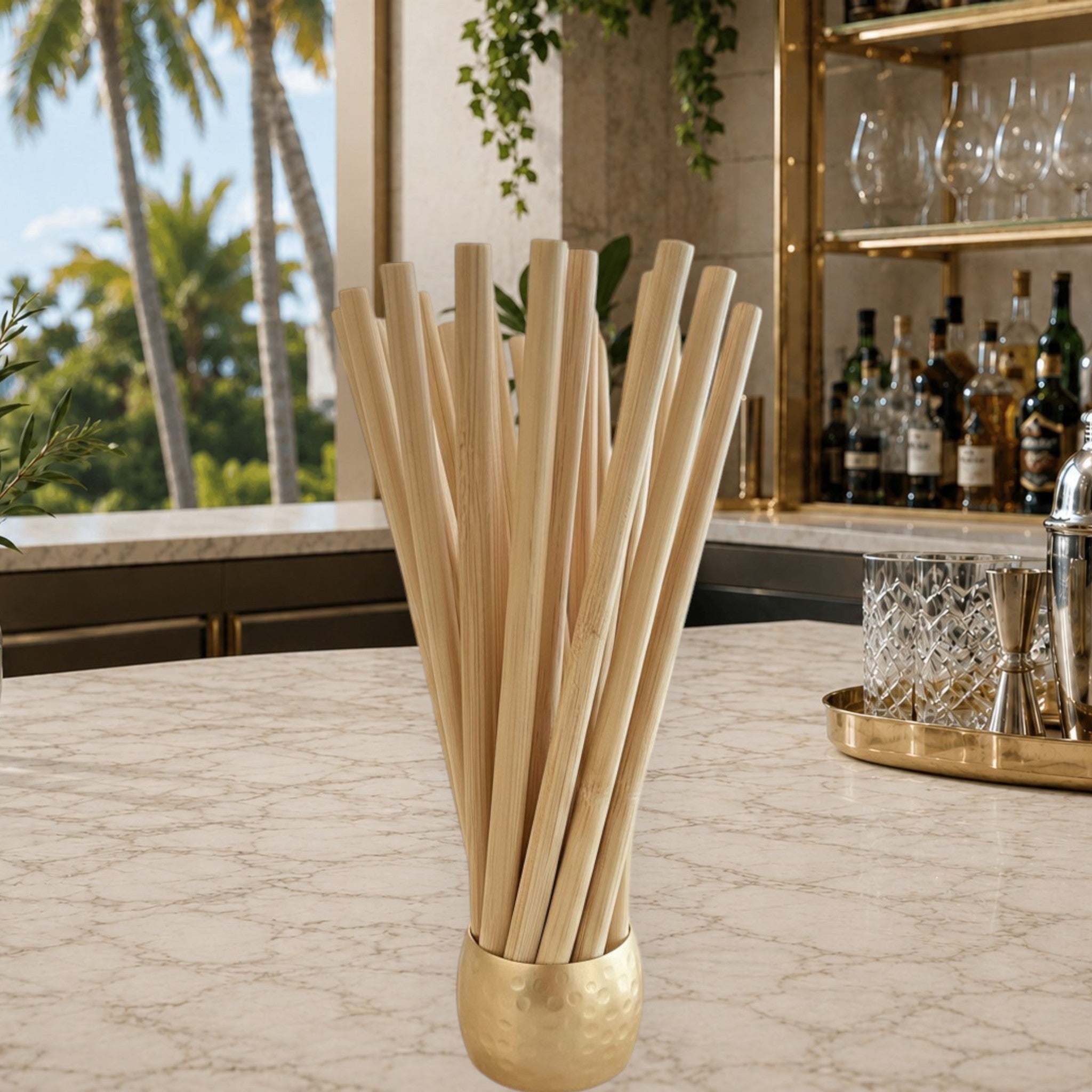 Natural Bamboo Straws
