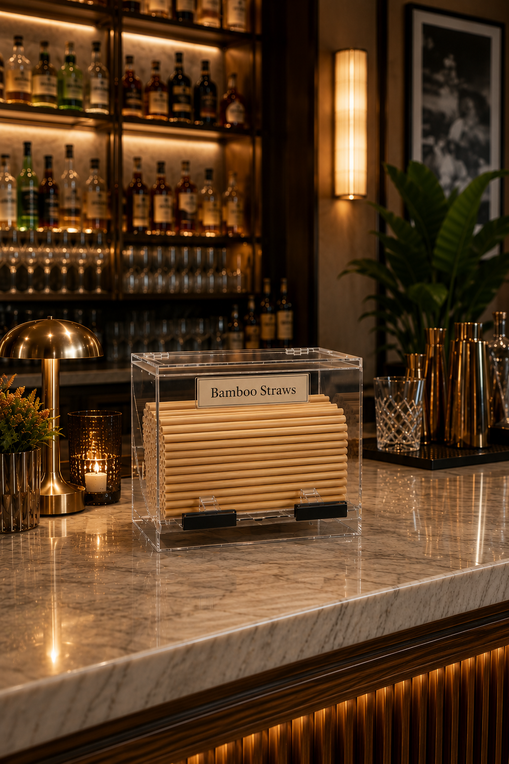 (Wholesale) Natural Bamboo Straws | Case of 400 Pieces